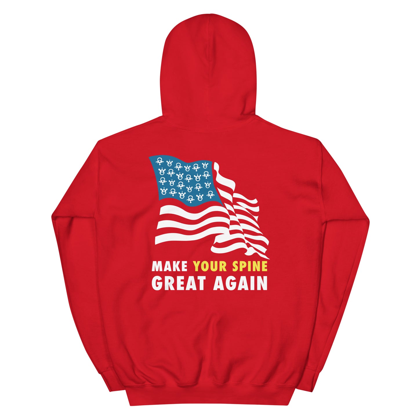 Make Your Spine Great Again Hoodie (RED)