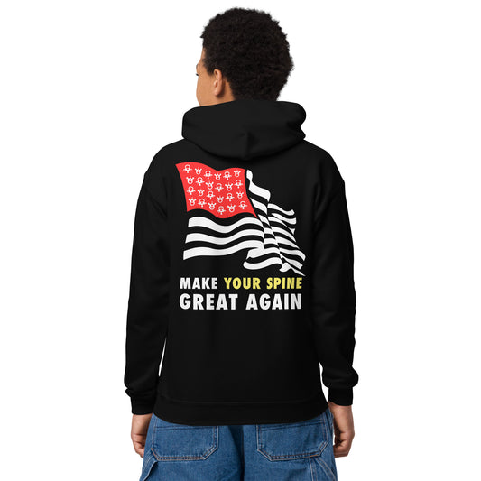 Make Your Spine Great Again YOUTH Hoodie